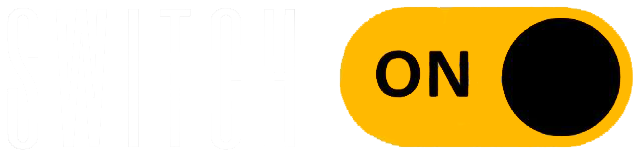 Switch ON logo - white